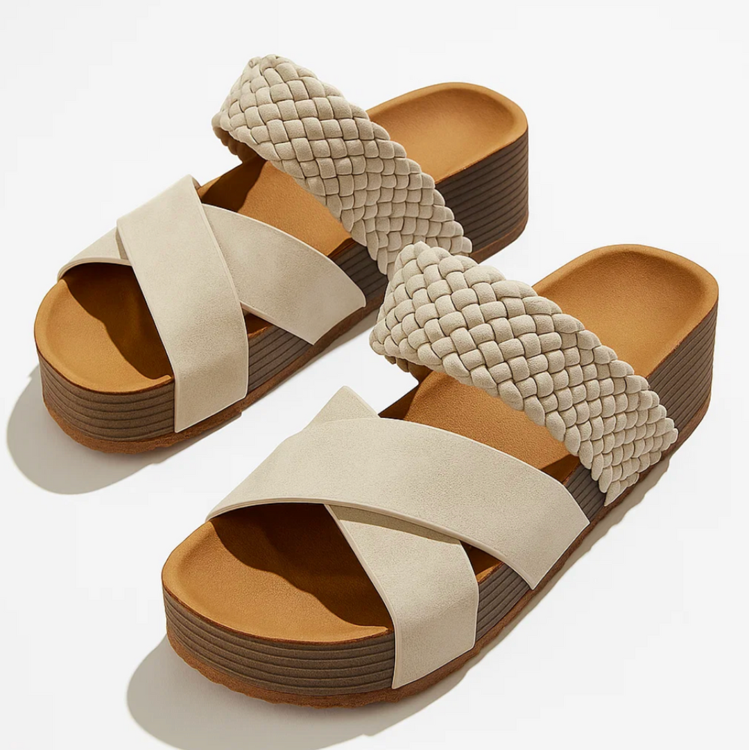Braided Pattern Sandals
