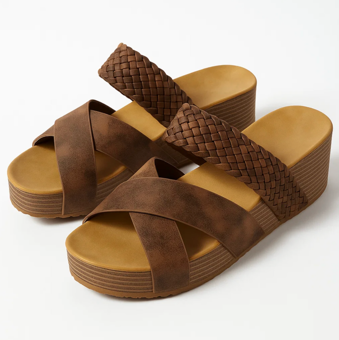 Braided Pattern Sandals