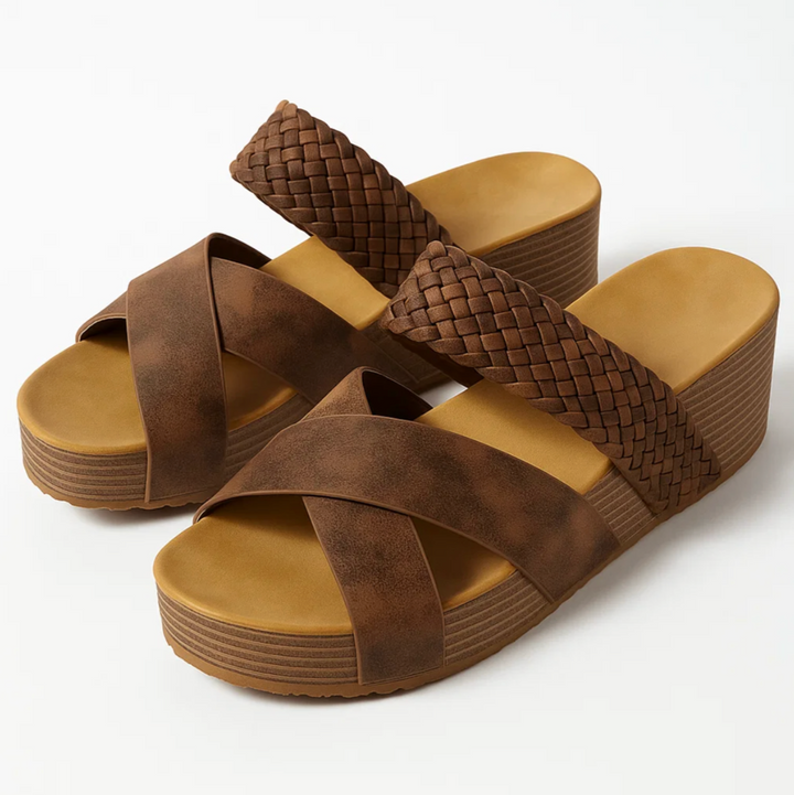 Braided Pattern Sandals