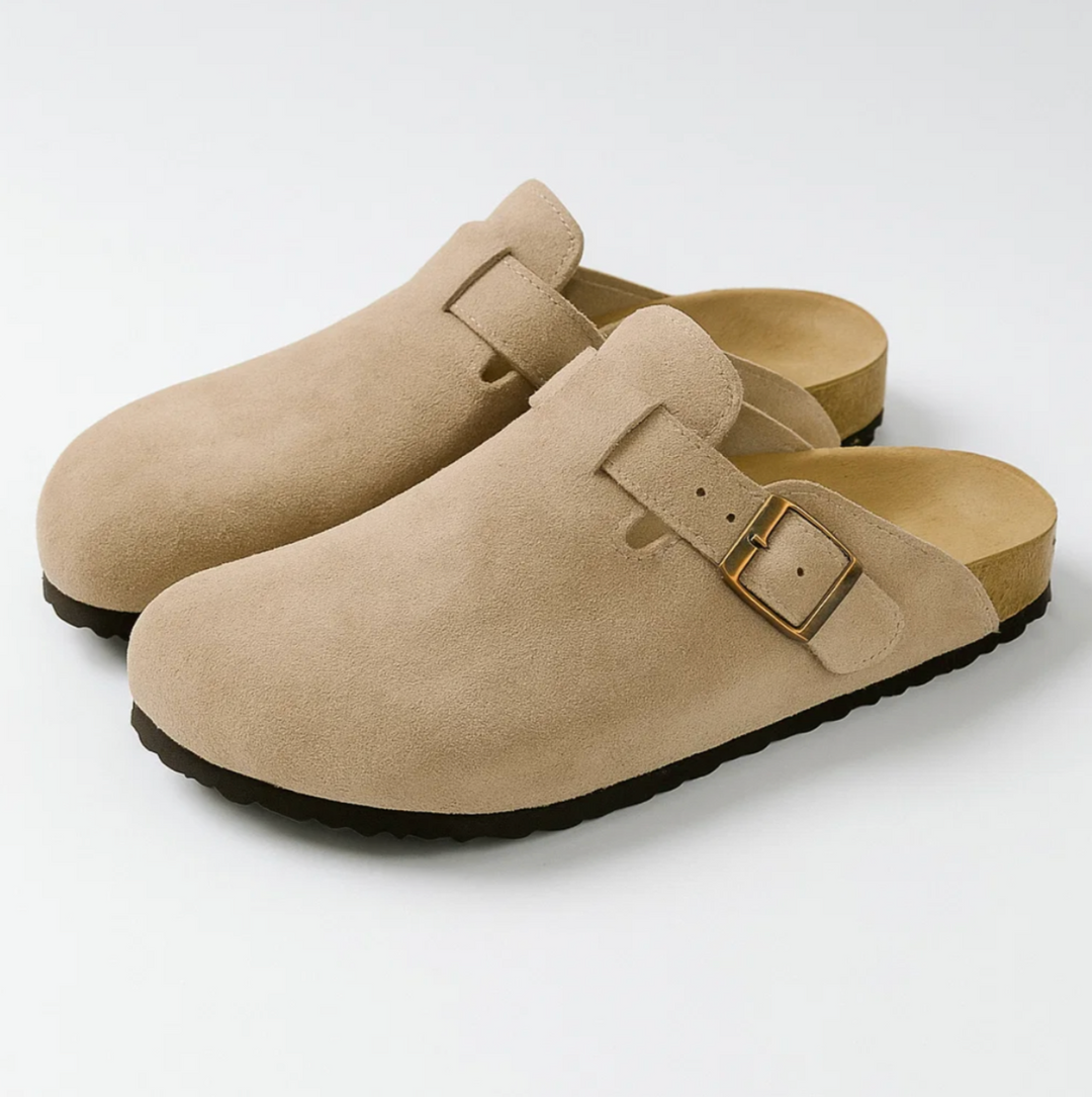Suede Clogs
