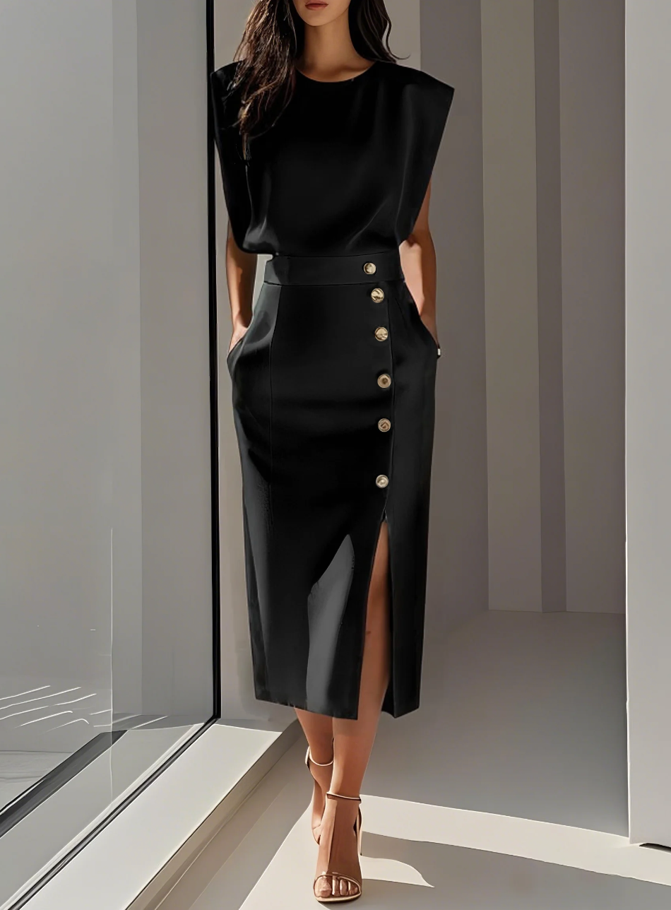 Nomi | Elegant Ivory Dress