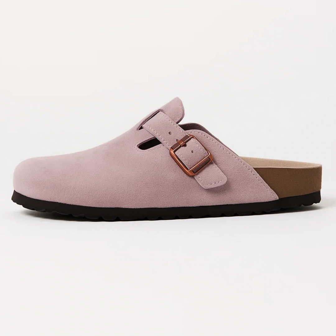 Suede Clogs