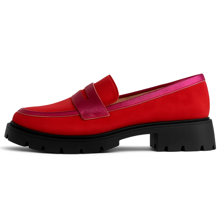 Velvet Velours Loafers