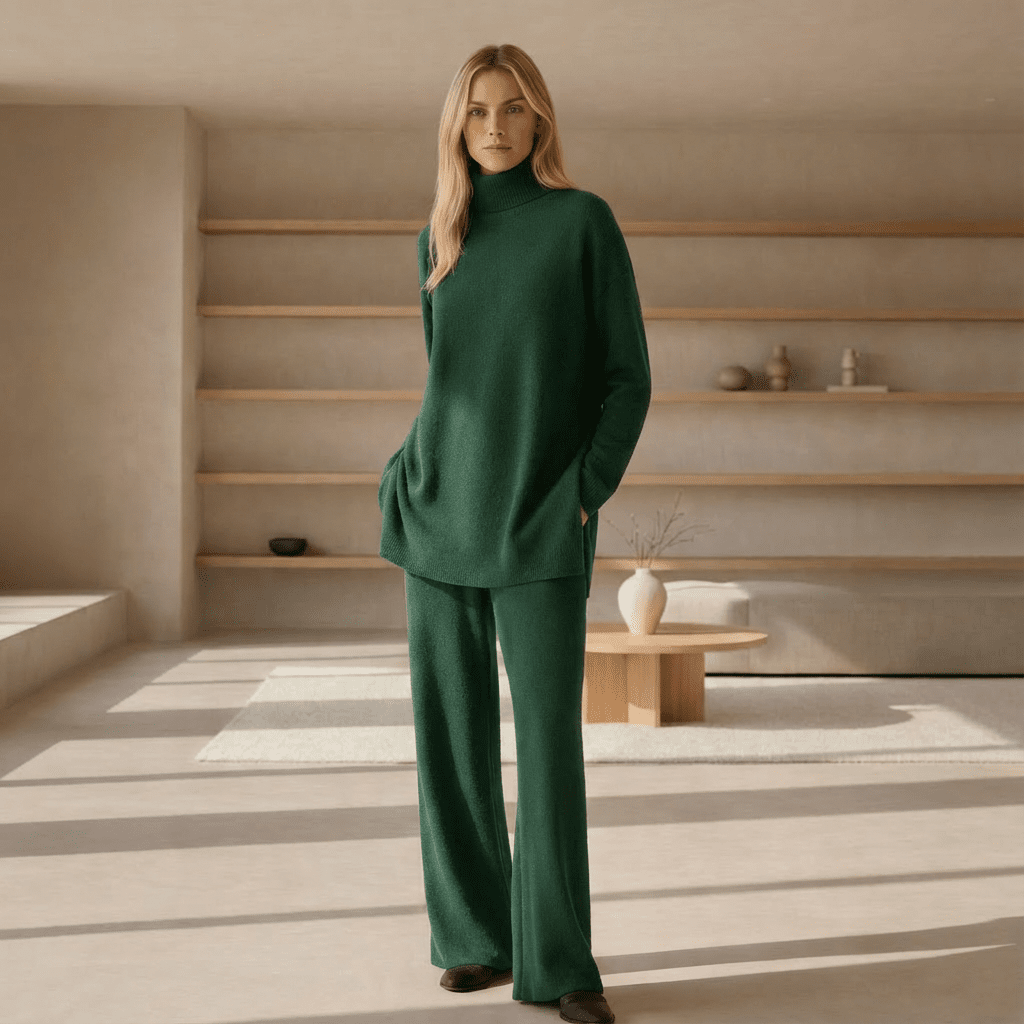 Arysa | Knit Top & Pants Set