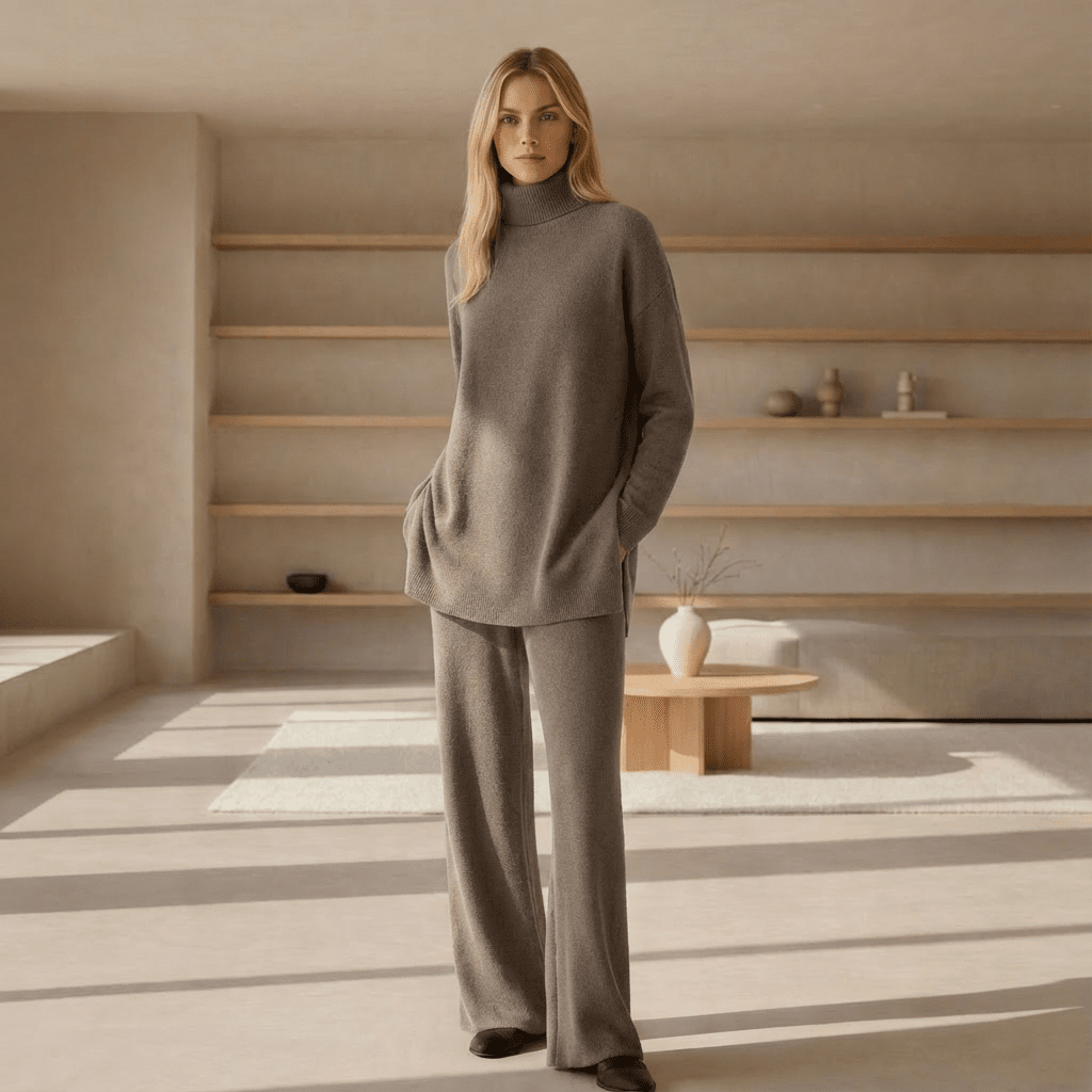 Arysa | Knit Top & Pants Set