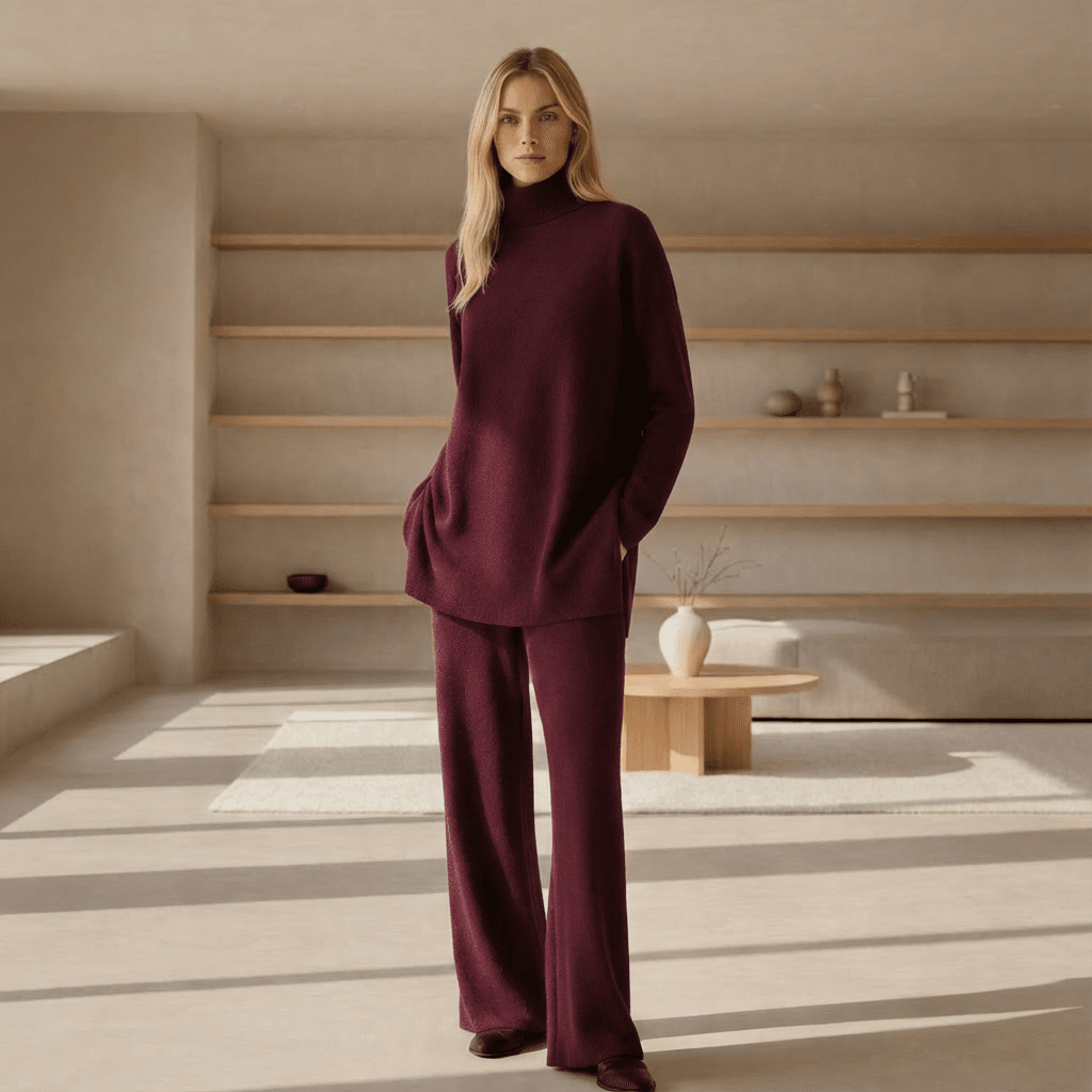 Arysa | Knit Top & Pants Set