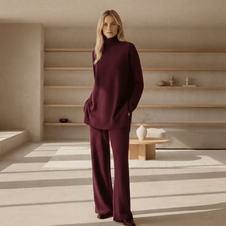 Arysa | Knit Top & Pants Set