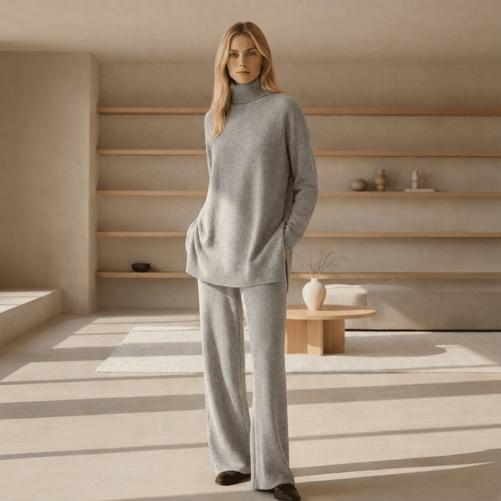 Arysa | Knit Top & Pants Set