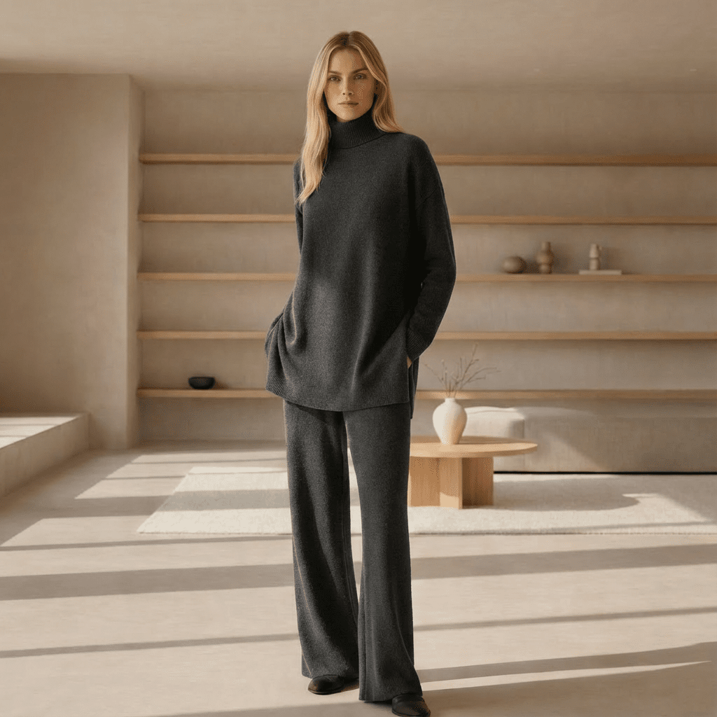 Arysa | Knit Top & Pants Set