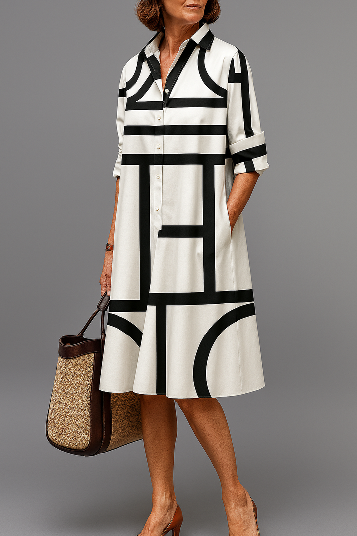 Brigitte | Luxe Midi Dress for Effortless Elegance