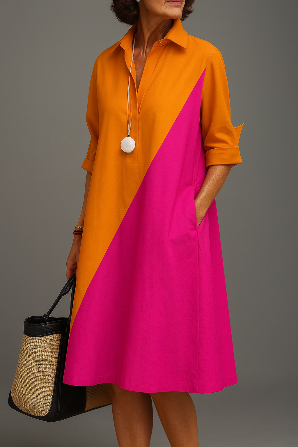 Helene | Elegant Midi Dress for Effortless Sophistication