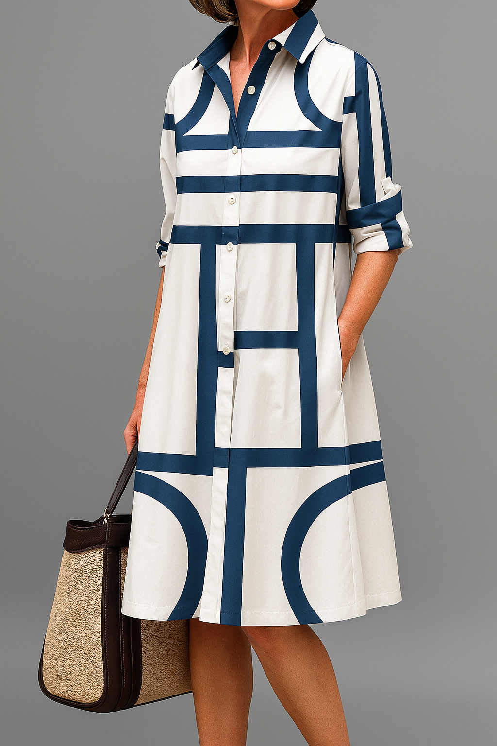 Julia | Elegant Midi Dress for Effortless Style