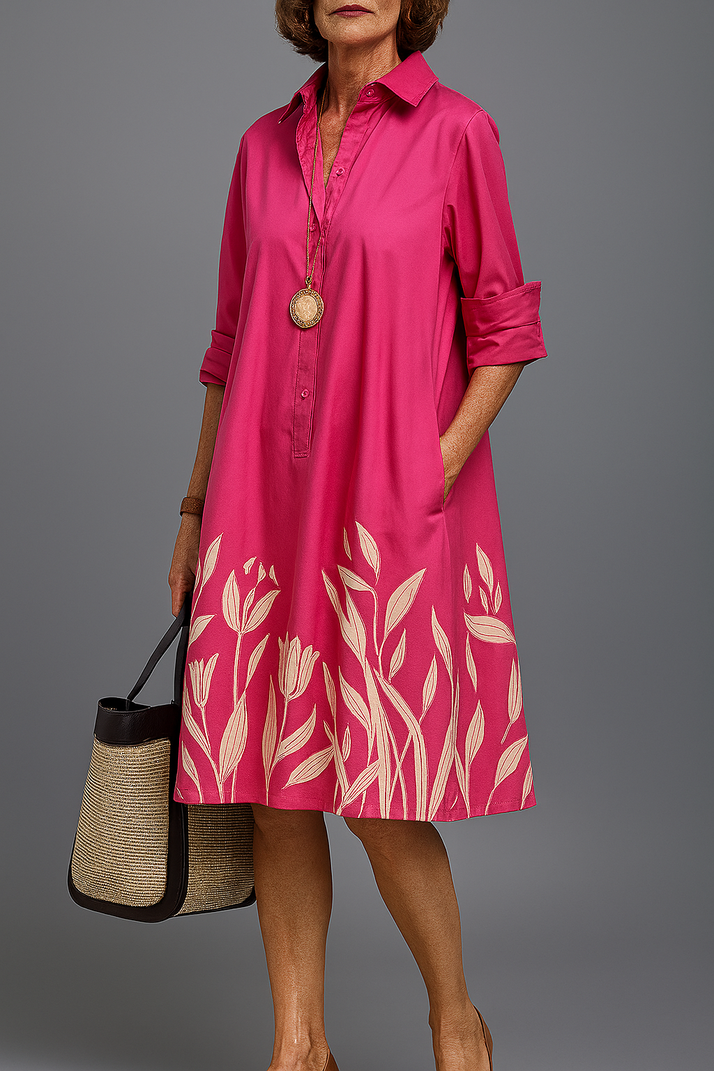 Liane | Luxurious Midi Dress for Effortless Elegance