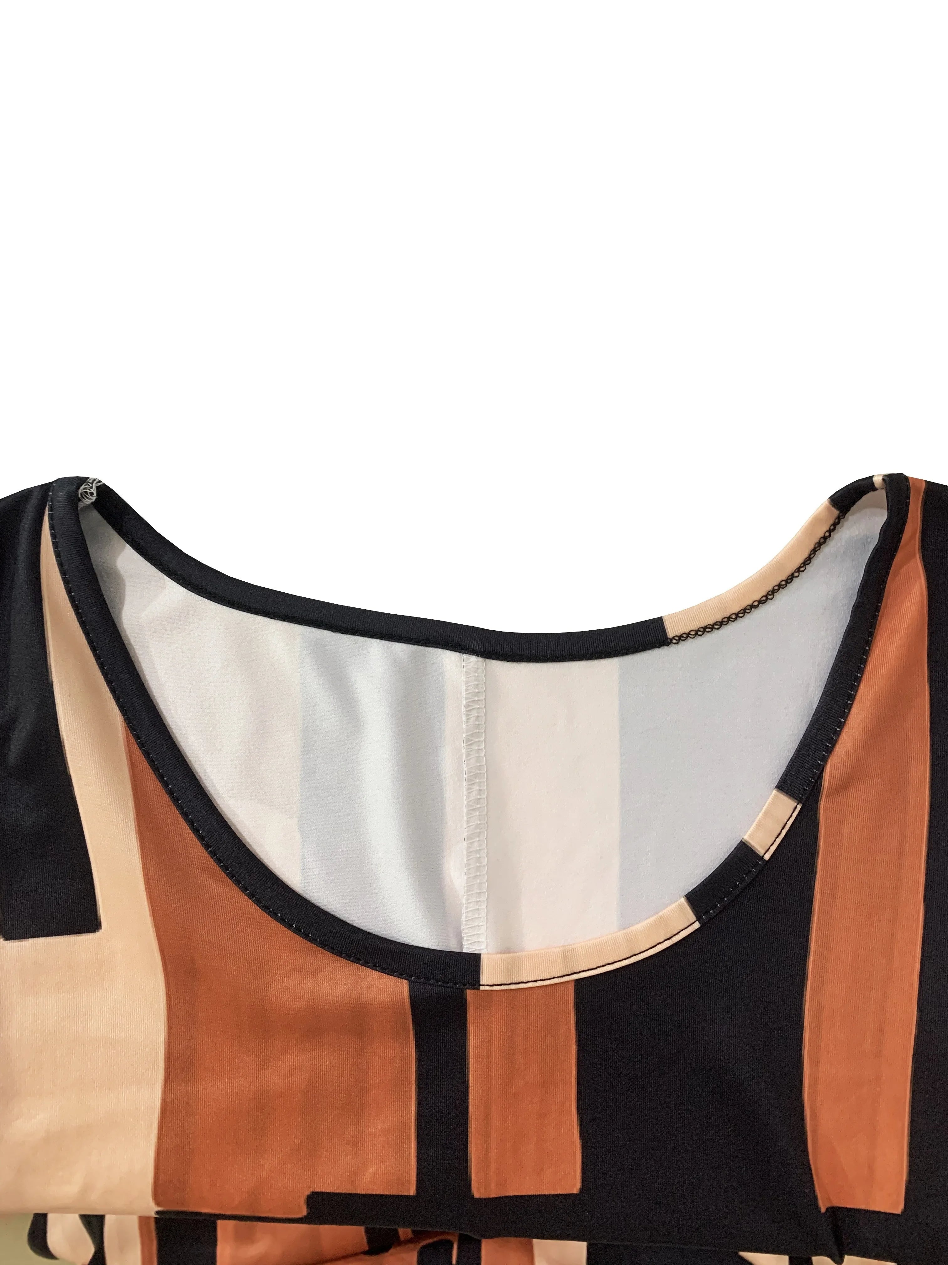 Elliette | Stylish Casual Geometric Dress