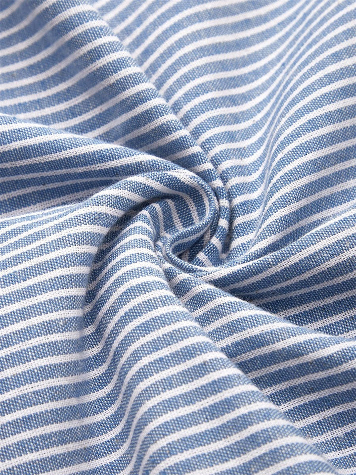 Aubrey | Elegant Striped Summer Midi Dress