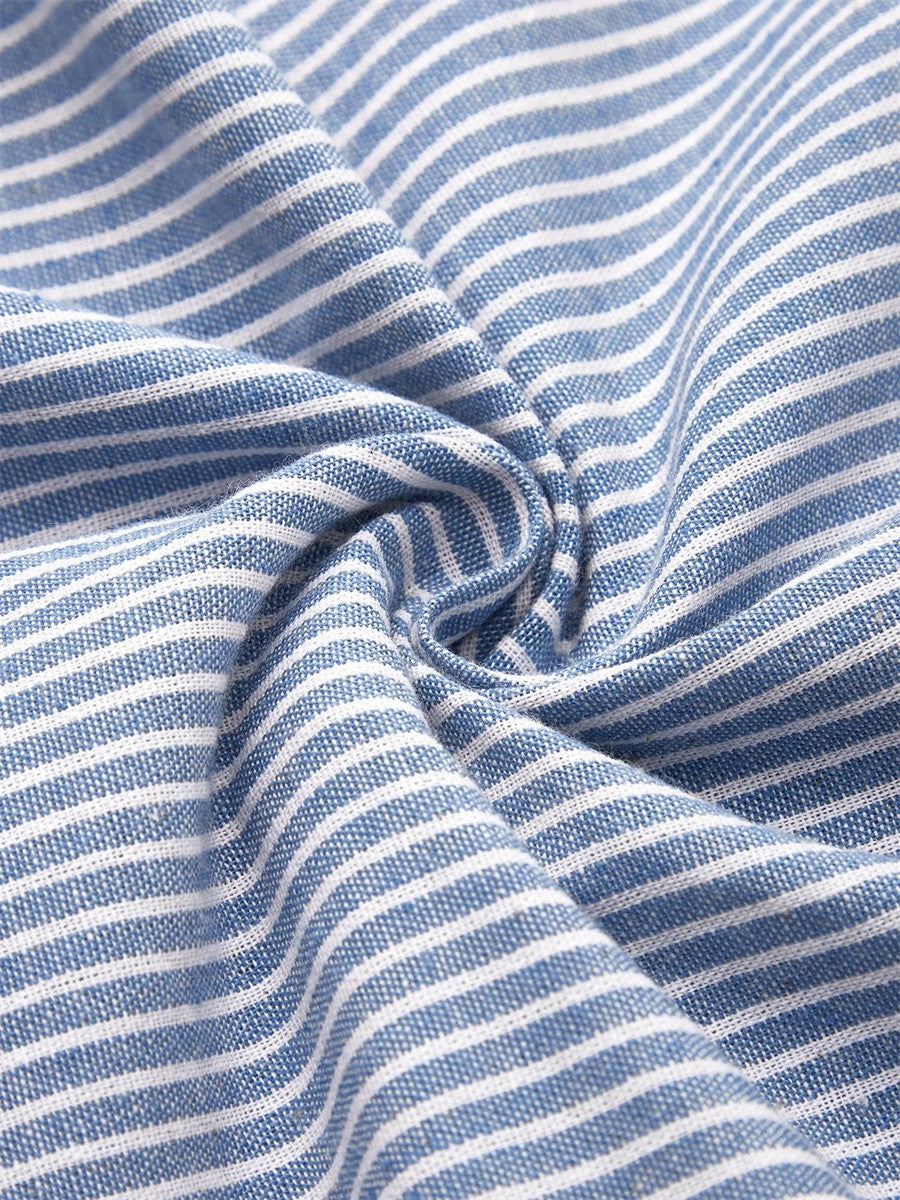 Aubrey | Elegant Striped Summer Midi Dress