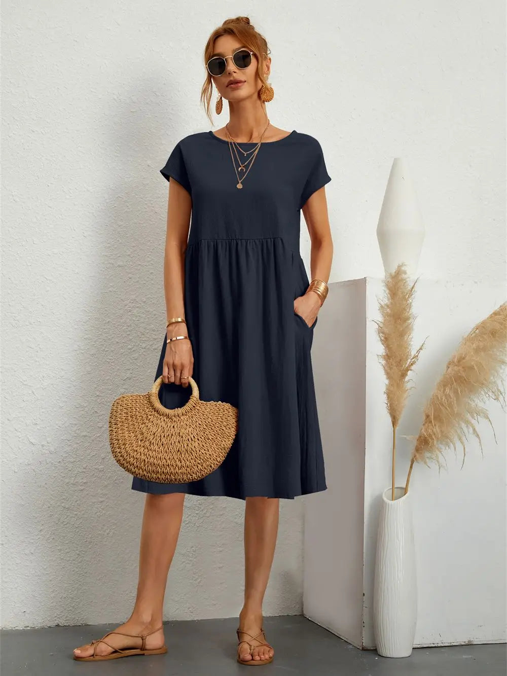 Mira | Casual Pocket Dress