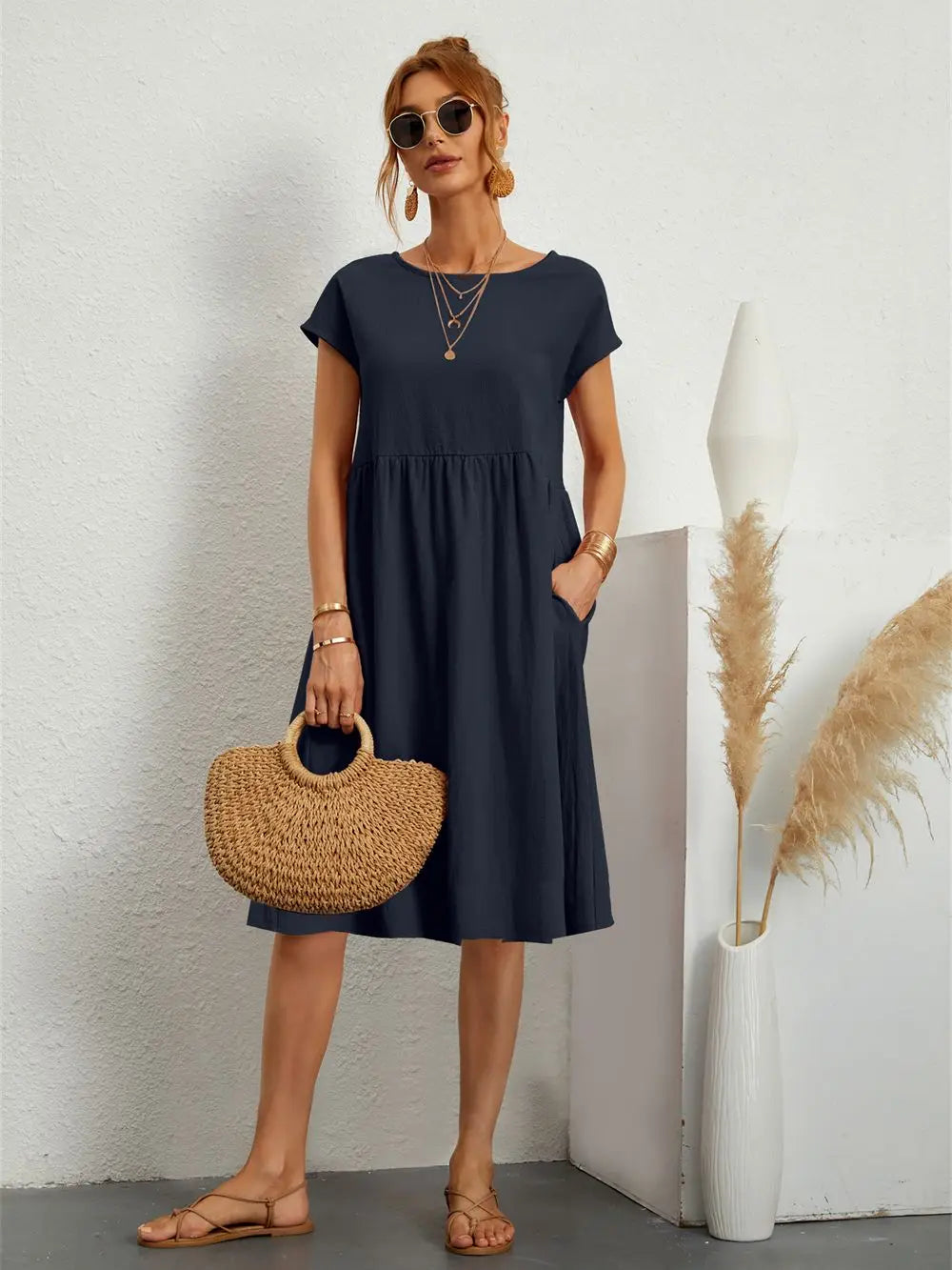 Mira | Casual Pocket Dress