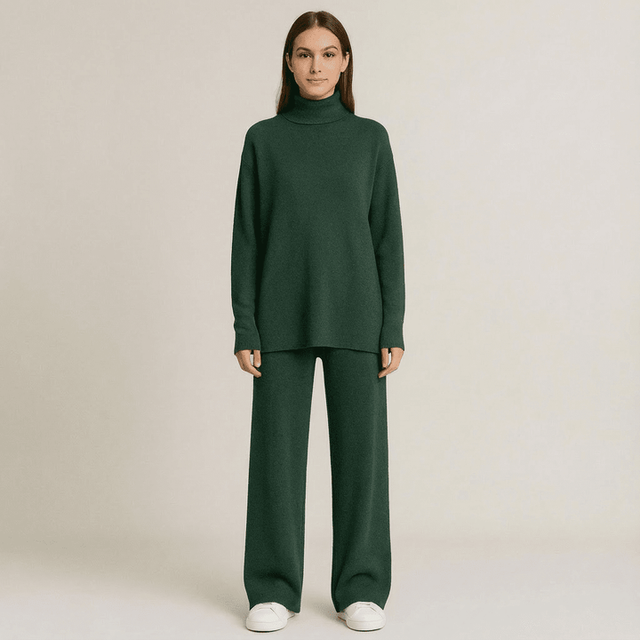 Lov Knit Turtleneck Top & Pants Set