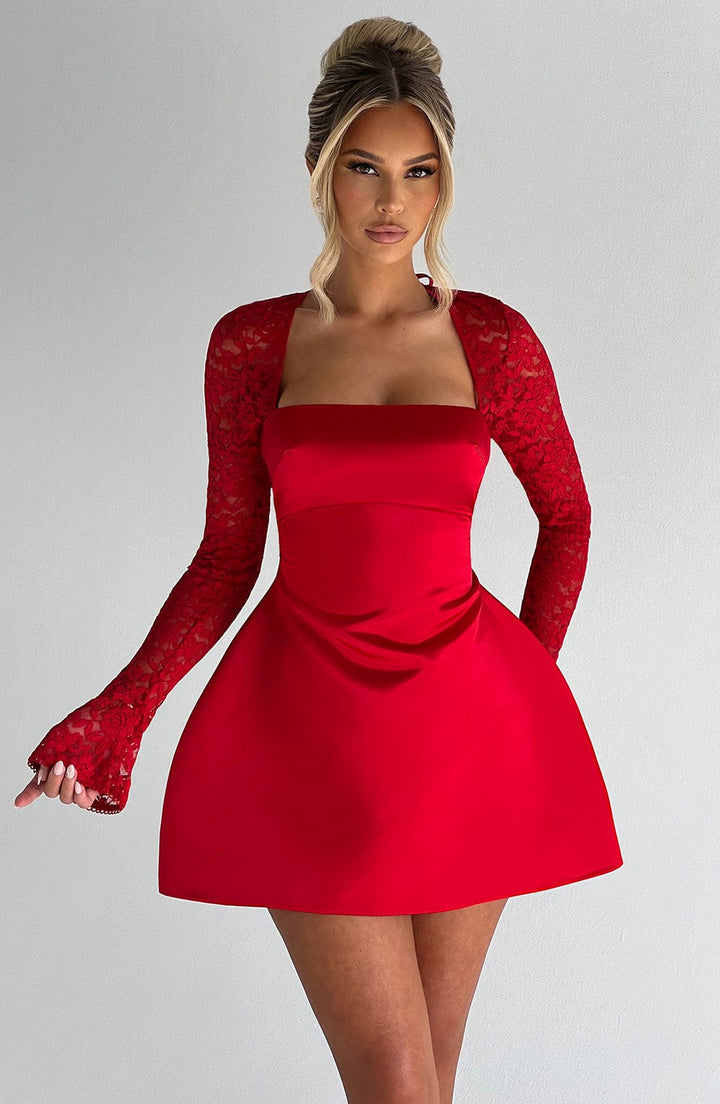 Sadie | Red Mini Dress